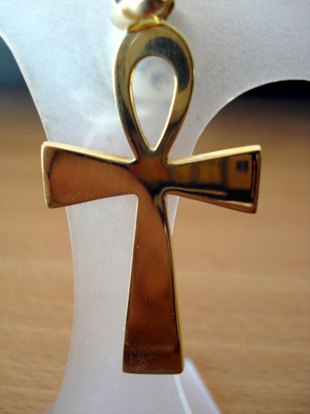 Croix de vie égyptienne or jaune 750 Alen Dione GM