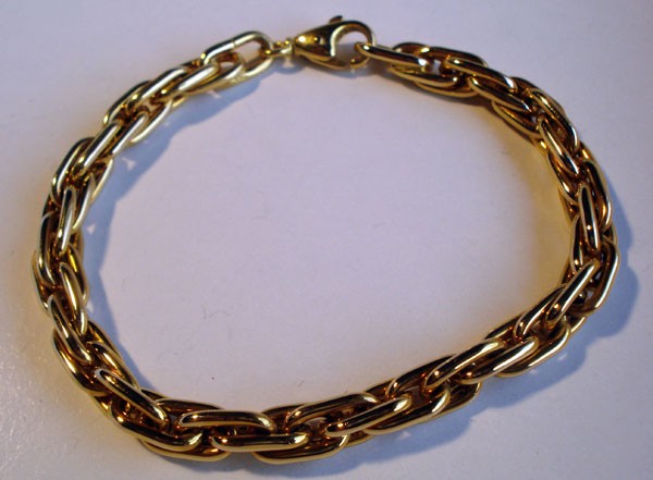 Bracelet femme or jaune 750