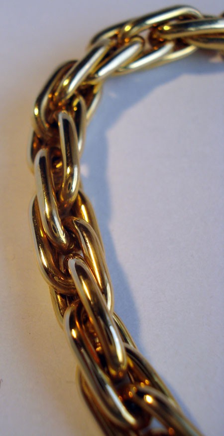 Bracelet femme or jaune 750