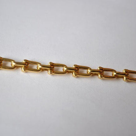 Chaîne homme Étrier or jaune 750