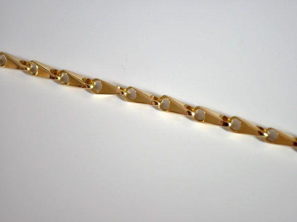 Bracelet Miroir Rond or jaune 750