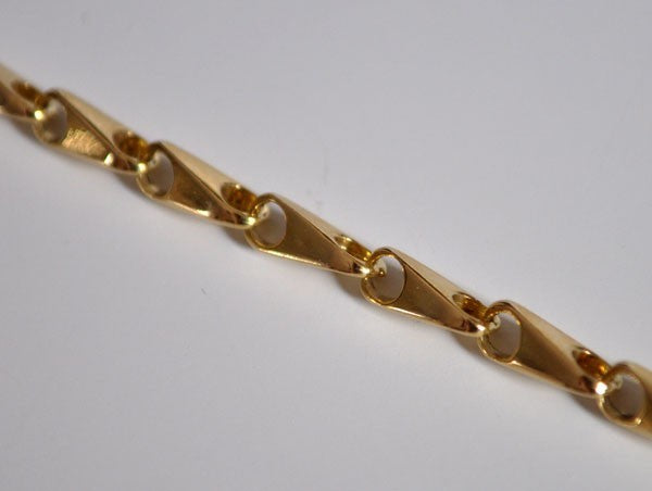 Bracelet Miroir Rond or jaune 750