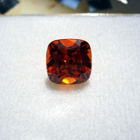 Grenat  mandarine taille antique