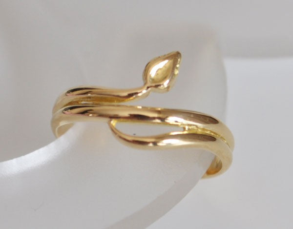 Bague serpent or jaune 750 Gay Frères