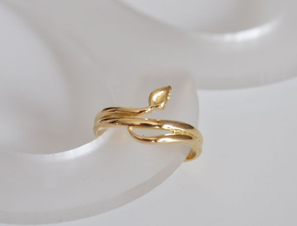 Bague serpent or jaune 750 Gay Frères