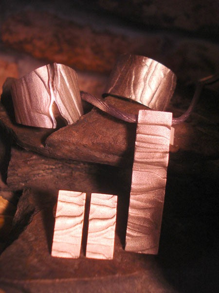 Bague large mixte froissée argent rhodié Arior