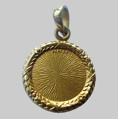 Première médaille d'amour Augis en or jaune 750 millièmes (18 carats)