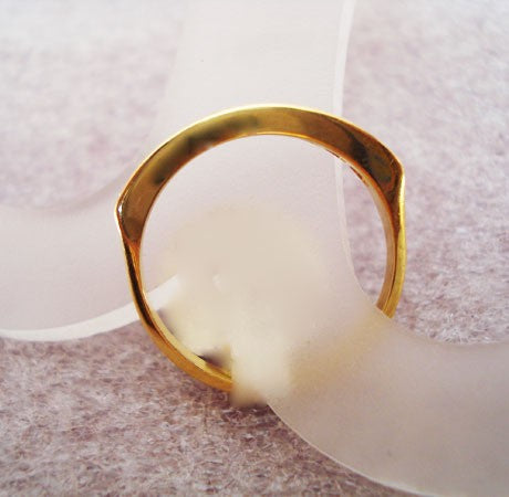 Demi-alliance rail diamants or jaune 750