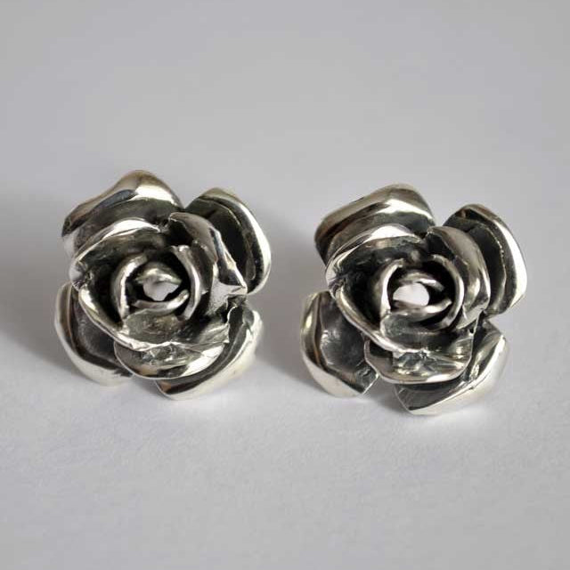Boucles d'oreilles Rose argent 925 GM Arior