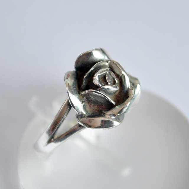 Bague Rose argent massif MM Arior