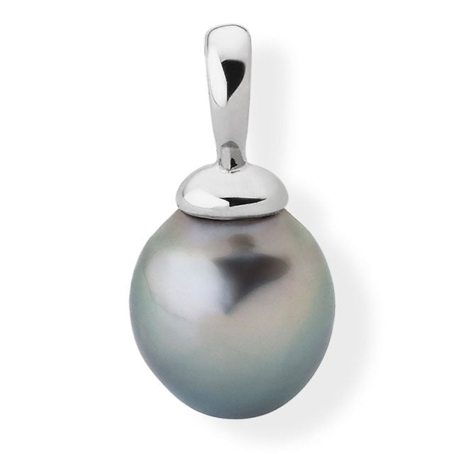 Pendentif perle de Tahiti or gris 750 Rambaud