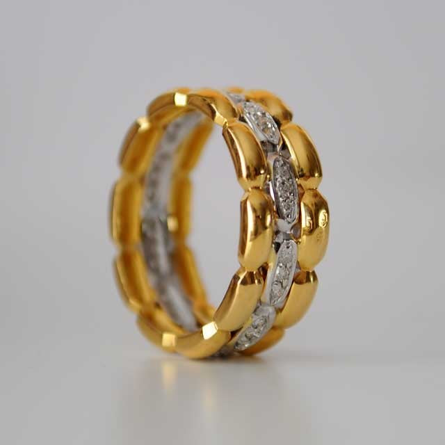 Alliance diamants tour complet 1rang 2 ors 750