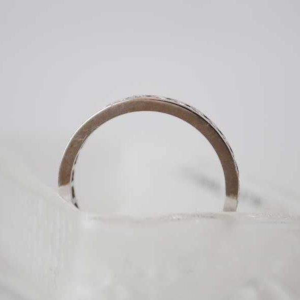 Alliance diamants tour complet or blanc 750 0,84k Orest