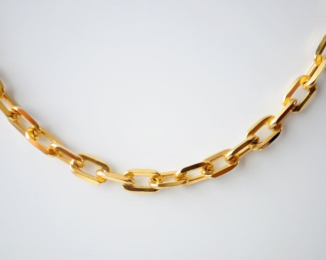 Chaine homme forçat or jaune 750 Caplain Saint André