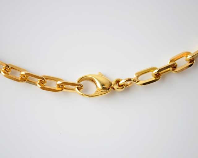 Chaine homme forçat or jaune 750 Caplain Saint André