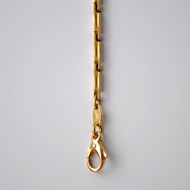 Bracelet fin homme or jaune 750