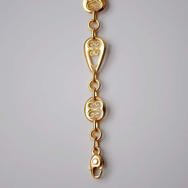 Bracelet filigrane or jaune 750 Augis