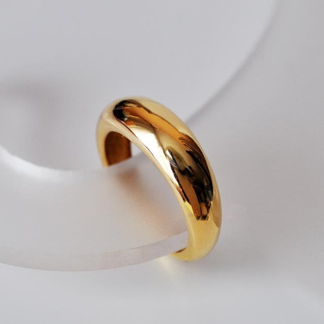 Bague jonc or jaune 750