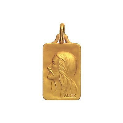 Médaille Christ or jaune 750 Augis