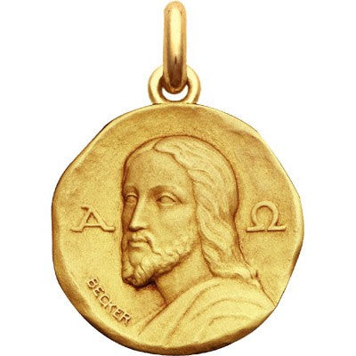 Médaille Christ des Catacombes or jaune 750 Becker