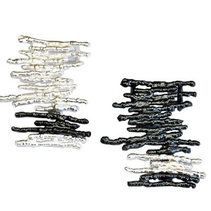 Pendentif Diluvi Mat argent massif 925 Arior