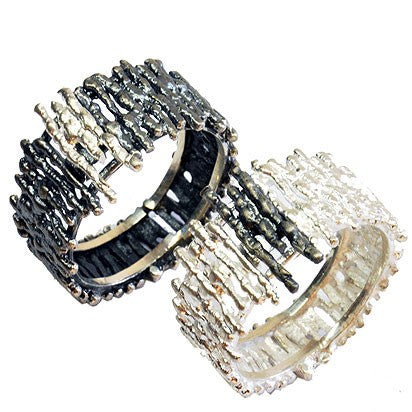 Bague Diluvi Mat argent massif 925 Arior