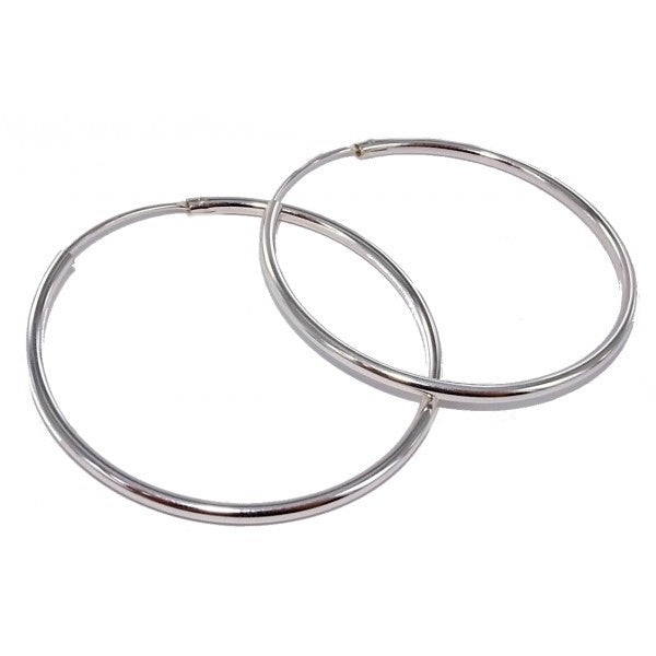 Créoles 45 mm argent massif 925