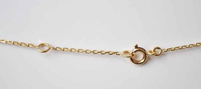 Pendentif goutte diamant or jaune 750 Augis