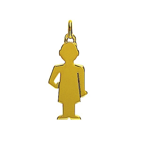 Pendentif Trésor Garçon or jaune 750 Augis