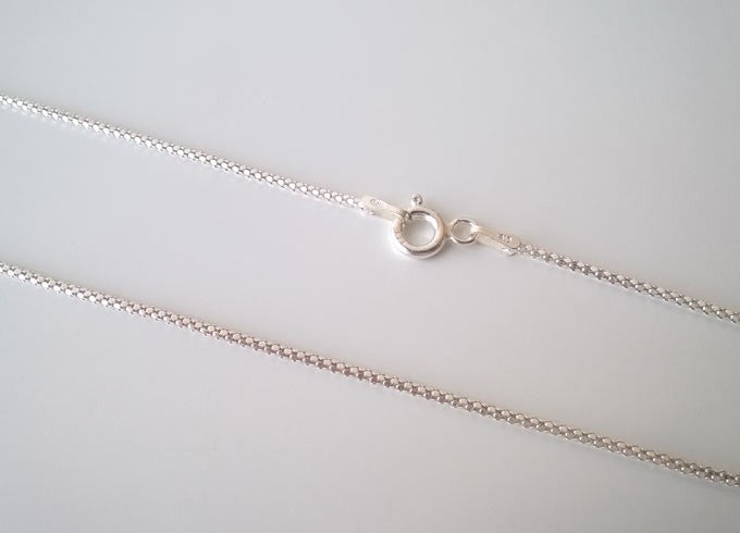 Chaine Coréenne ronde argent 925