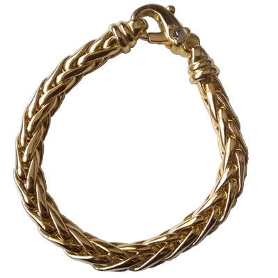 Bracelet palmier or jaune 750 Gay Frères