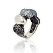 Bague Concept émaux gris argent 925 Arior