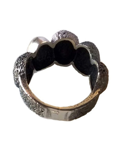 Bague Concept émaux gris argent 925 Arior