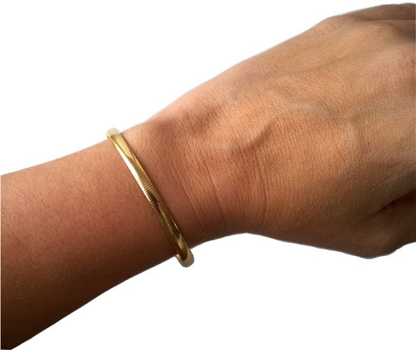 Bracelet Omega or jaune 750 Caplain Saint André