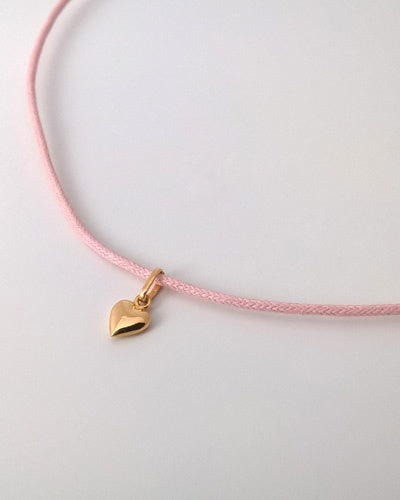 Pendentif mini coeur or jaune 750