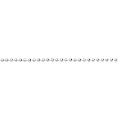 Chaine boules or blanc 750 40 cm