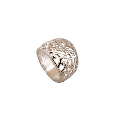 Brazalete rígido arabesco en plata 925