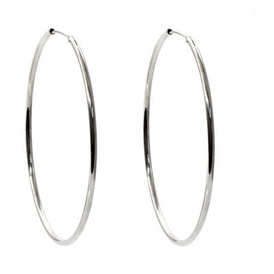 Créoles 55 mm argent 925