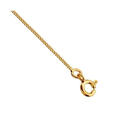 Chaîne gourmette or jaune 750 1.4 mm