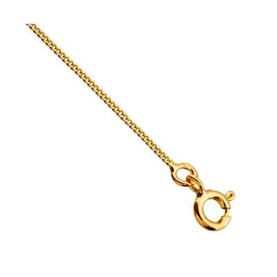 Chaîne gourmette or jaune 750 1.6 mm