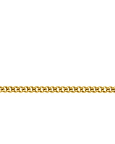 Chaîne gourmette or jaune 750 1.9 mm