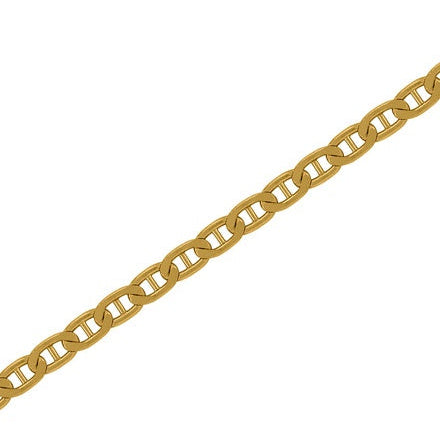 Chaîne homme marine plate or jaune 750 Caplain Saint André