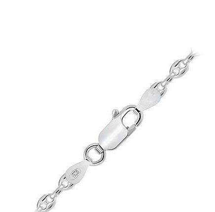 Chaîne grain de café argent 925 5.5 mm 60 cm