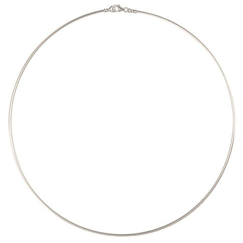 Collier câble rond 1.5 mm argent 925