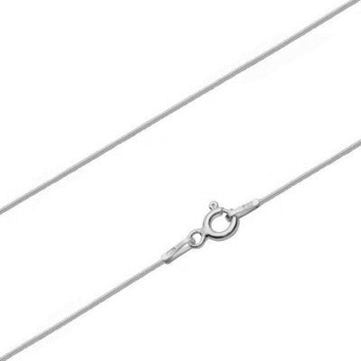 Chaine serpentin carrée argent 925