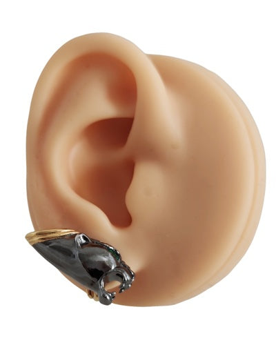 Boucles d'oreilles clips or 750 Panthère Gay Frères