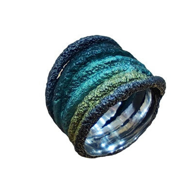 Bague Sira vert argent 925 Arior