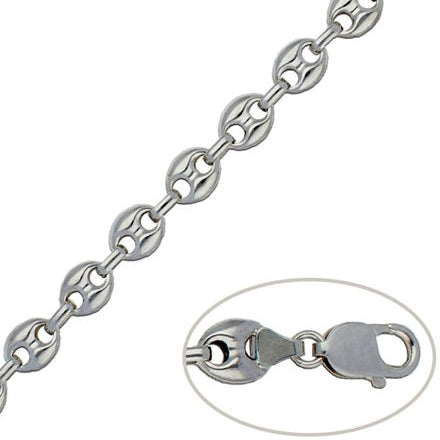 Bracelet grain de café 11 mm argent 925