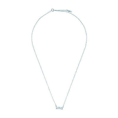 Collier Love zirconiums argent 925
