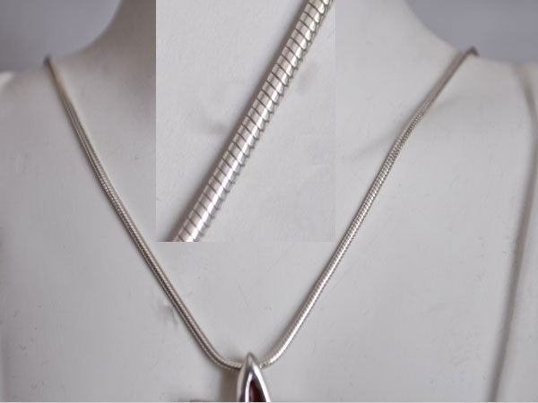 Cadena serpentina de plata 925